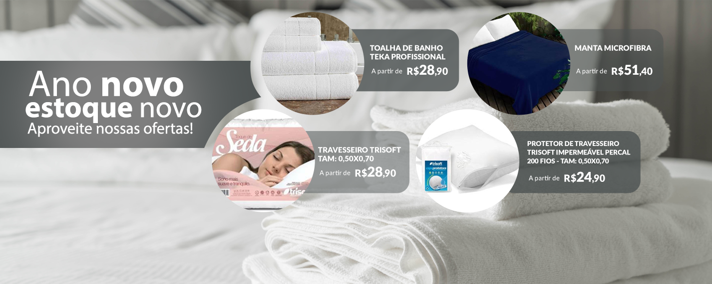 Ano novo, estoque novo. Aproveite nossas ofertas!